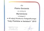 Dyplom P. Gorzeń